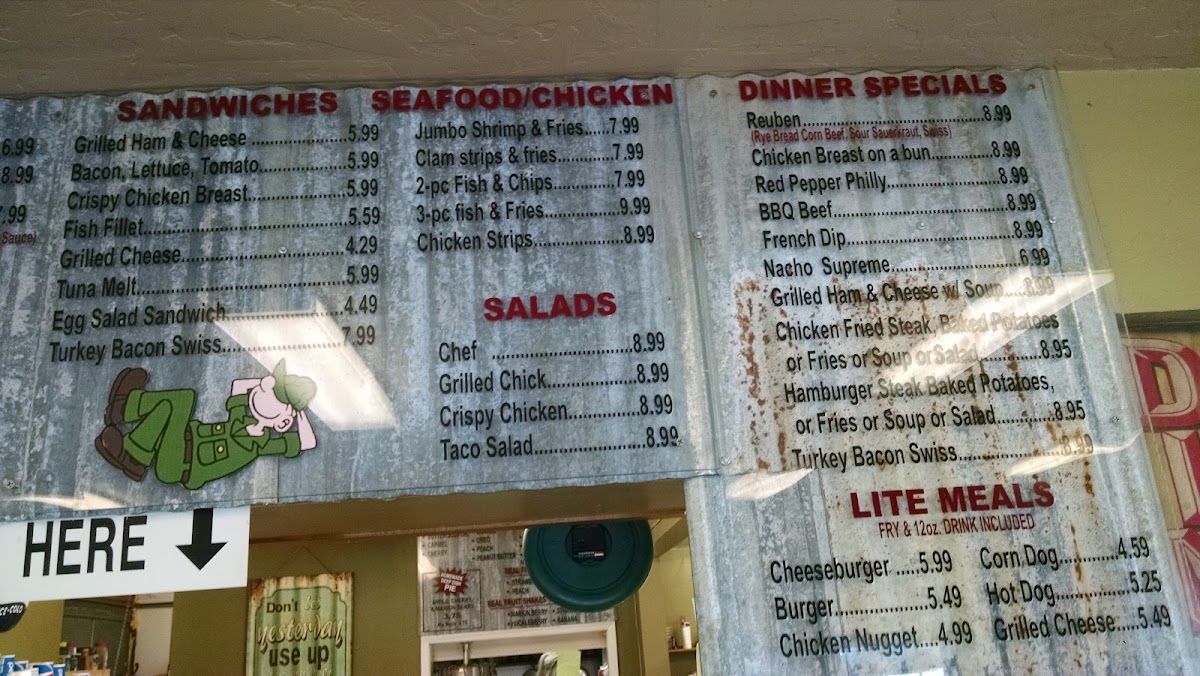 Beetle Bailey Burgers Menu - Image 6